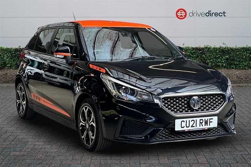 Metallic black pearl Used 2021 MG MG3 Excite Hatchback | £7,850 (Fair price) - Image 1/4