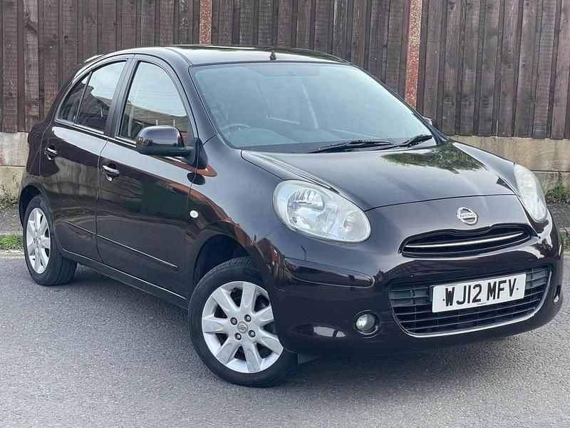 Black Used 2012 Nissan Micra Acenta Hatchback | £5,495 (Good price) - Image 1/3