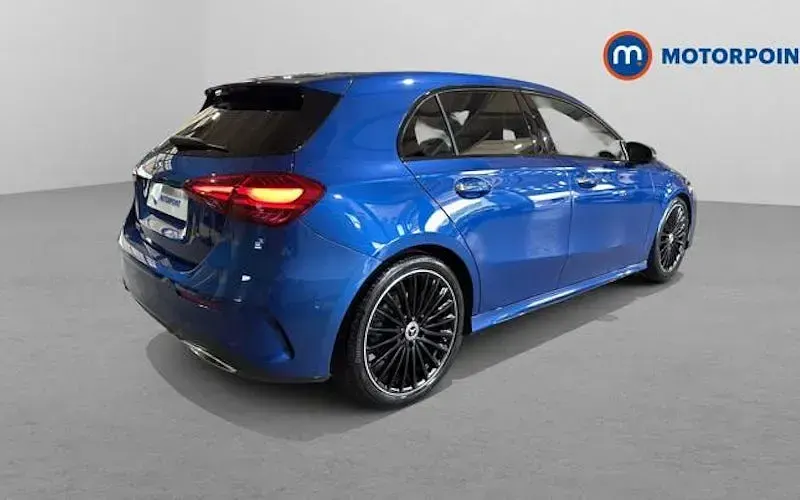 Used Mercedes A200 AMG Line Premium Plus 163 HP (119 kW) 2025 Blue Hatchback
