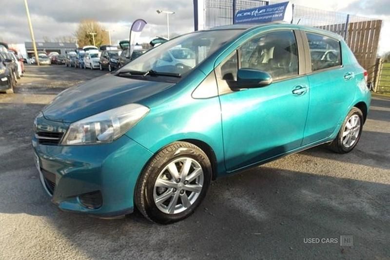 Used Toyota Yaris 2013 Turquoise Hatchback