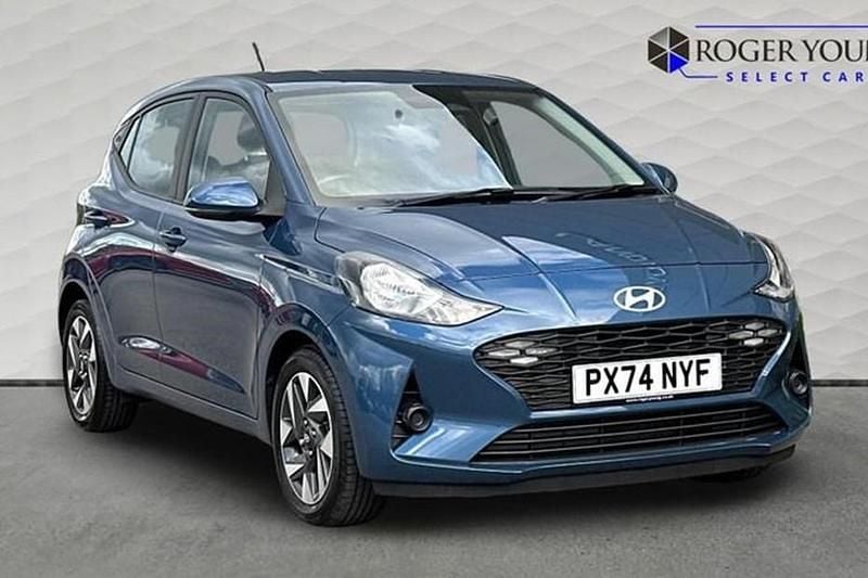 Used Hyundai i10 Advanced 2024 Blue Hatchback