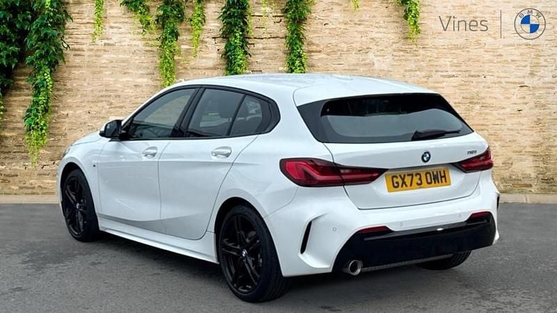 Used BMW 118 M Sport 134 HP (98 kW) 2023 White Hatchback
