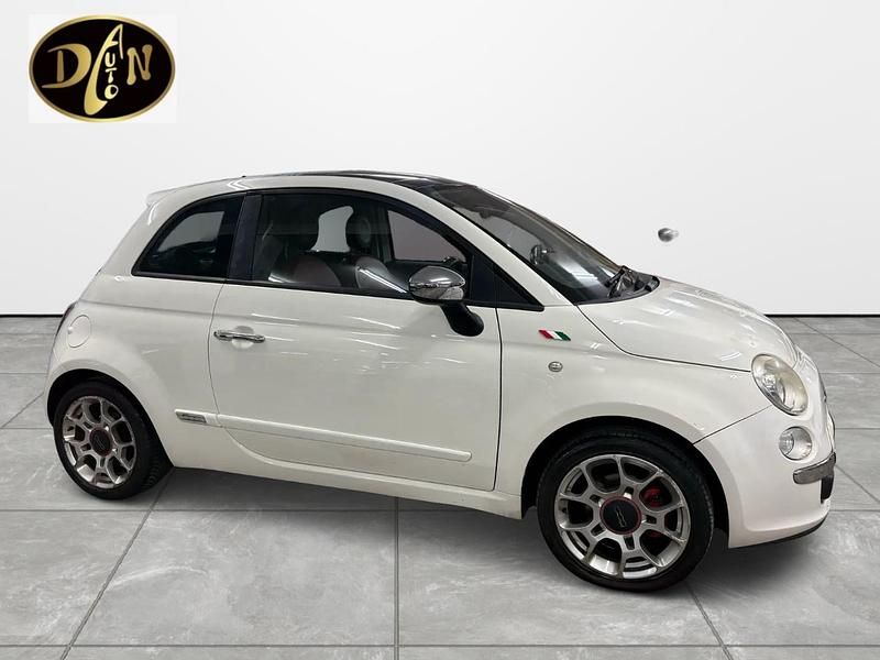 Used Fiat 500 Sport 100 HP (73 kW) 2009 White Cabriolet