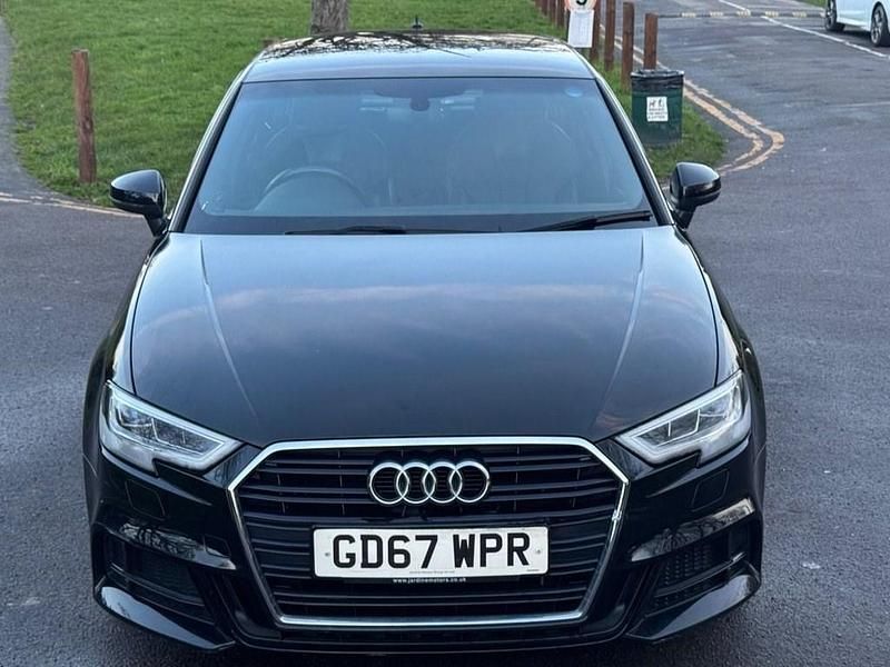Used Audi A3 Sportback S-Line 150 HP (110 kW) 2018 Black Hatchback