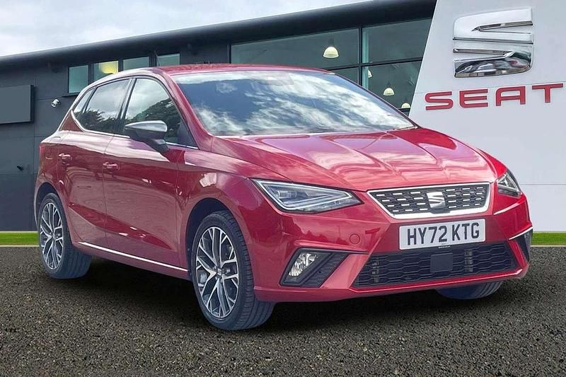 Desire red Used 2022 Seat Ibiza XCELLENCE Hatchback | £13,995 (Good price) - Image 1/4