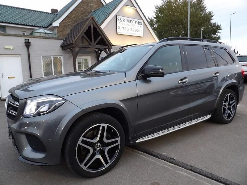 Grey Used 2018 Mercedes GLS350 AMG line SUV | £33,995 (Fair price) - Image 1/4