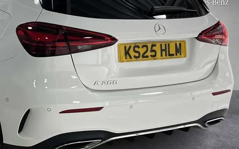 Used Mercedes A200 AMG line 163 HP (119 kW) 2025 White Hatchback