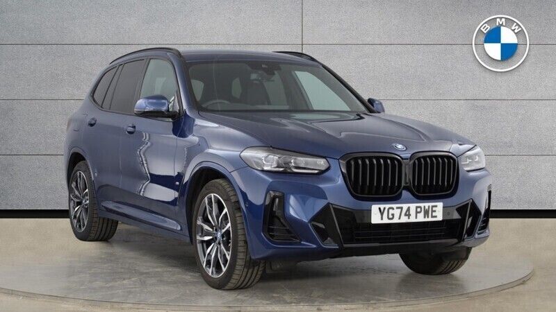 Blue Used 2024 BMW X3 M Sport SUV | £42,450 (Fair price) - Image 1/4