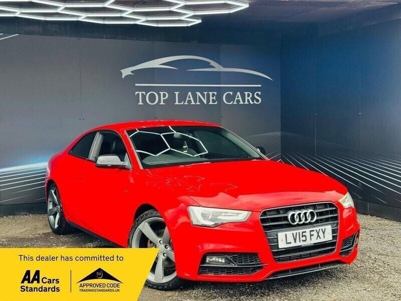 Red Used 2015 Audi A5 Black Edition Coupe | £10,999 (Fair price) - Image 1/3