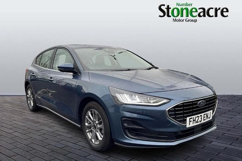 Blue Used 2023 Ford Focus Titanium Hatchback | £13,500 (Good price) - Image 1/1
