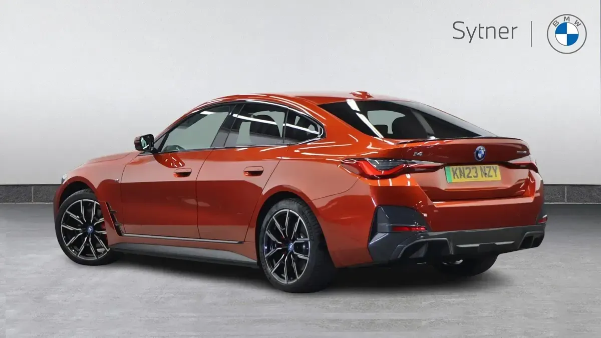 Used BMW i4 M Sport 246 kW (335 HP) 2023 Orange Sedan
