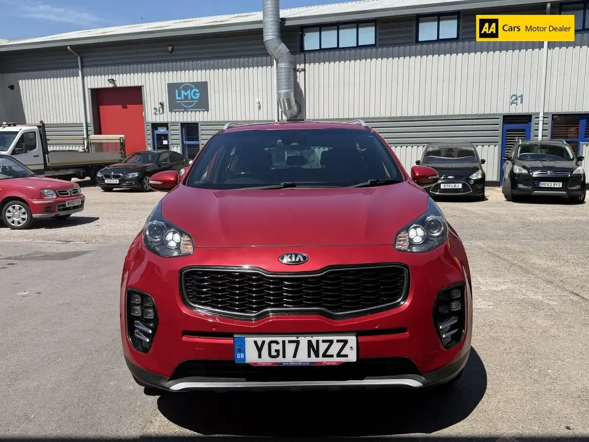 Used Kia Sportage GT-Line 134 HP (98 kW) 2017 Red SUV