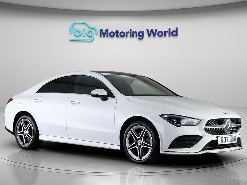 White Used 2021 Mercedes CLA250e AMG Line Premium Plus Sedan | £20,700 (Fair price) - Image 1/4