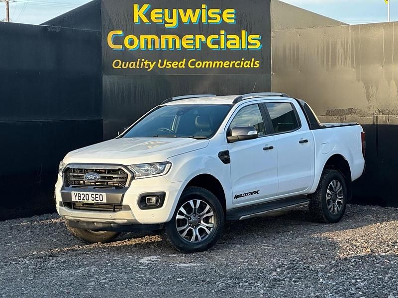 White Used 2020 Ford Ranger Wildtrack Pickup | £16,490 (Good price) - Image 1/2