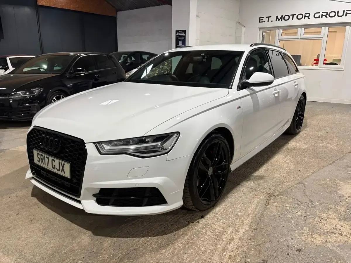Used Audi A6 Black Edition 272 HP (200 kW) 2017 White Estate