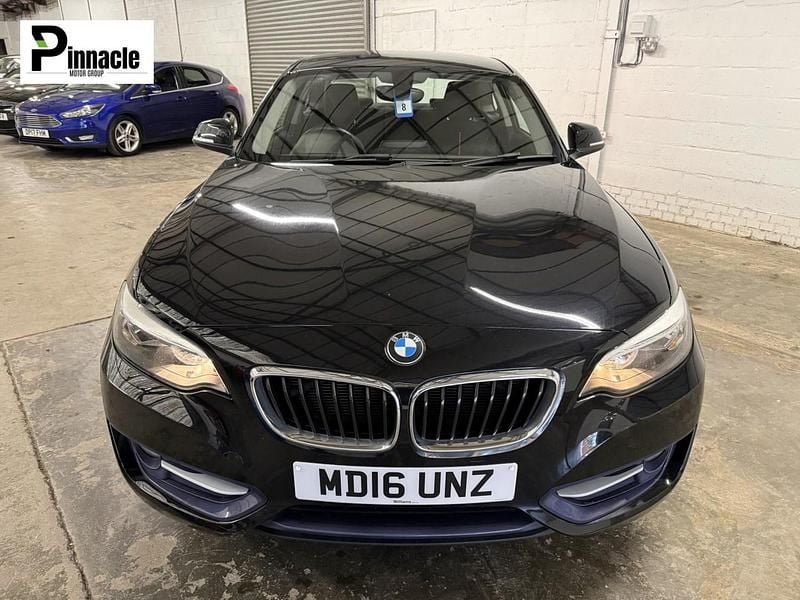 Used BMW 218 Sport Line 136 HP (100 kW) 2016 Black Coupe