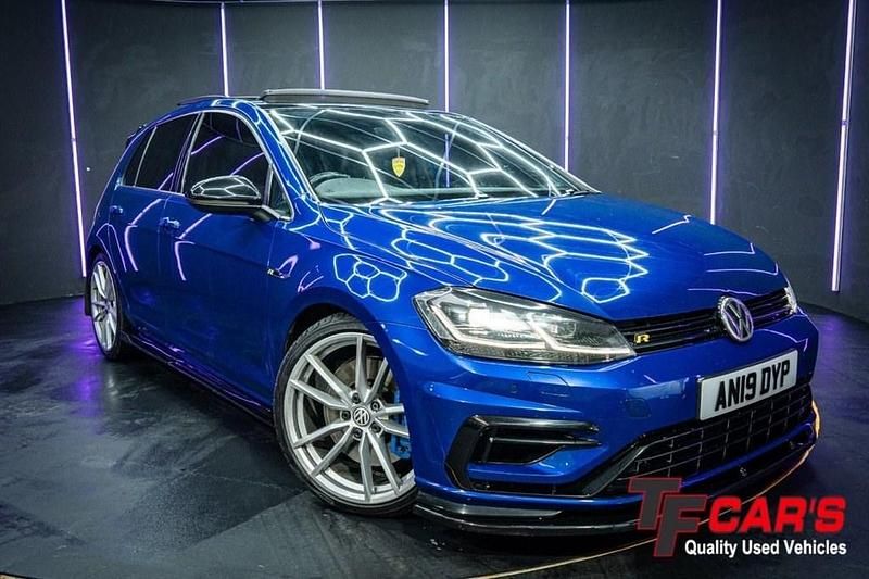Blue Used 2019 VW Golf VII R Hatchback | £22,995 (Good price) - Image 1/4