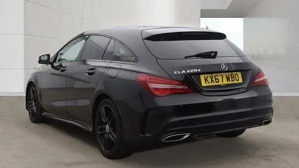 Used Mercedes CLA220 Shooting Brake AMG line 177 HP (130 kW) 2017 Black Estate