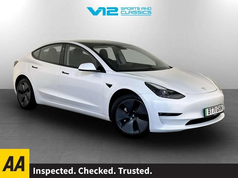 Used Tesla Model 3 Long Range AWD 254 kW (346 HP) 2021 White Sedan