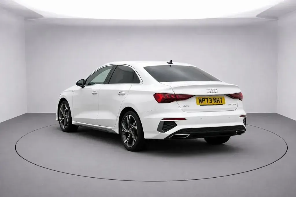 Used Audi A3 S-Line 150 HP (110 kW) 2024 White Sedan