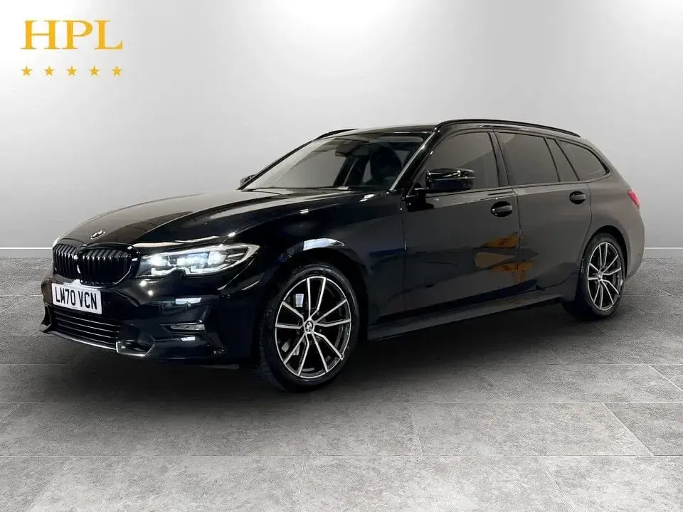 Used BMW 320 Sport Line 184 HP (135 kW) 2020 Black Estate