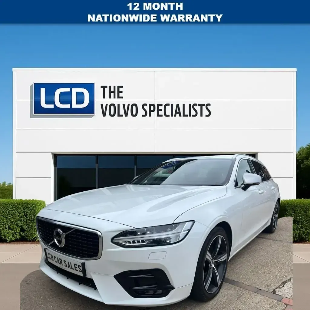 Used Volvo V90 R-Design 190 HP (139 kW) 2017 White Estate