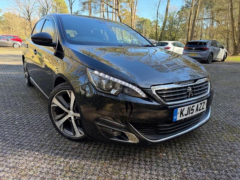 Used Peugeot 308 GT-line 2015 Black Hatchback
