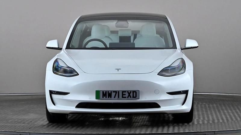 Used Tesla Model 3 Long Range AWD 258 kW (351 HP) 2021 White Sedan