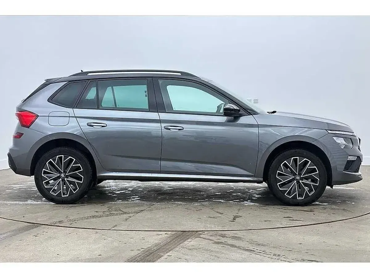 Used Skoda Kamiq Design Edition 85 HP (62 kW) 2026 Graphite grey metallic black magic pearl effect SUV