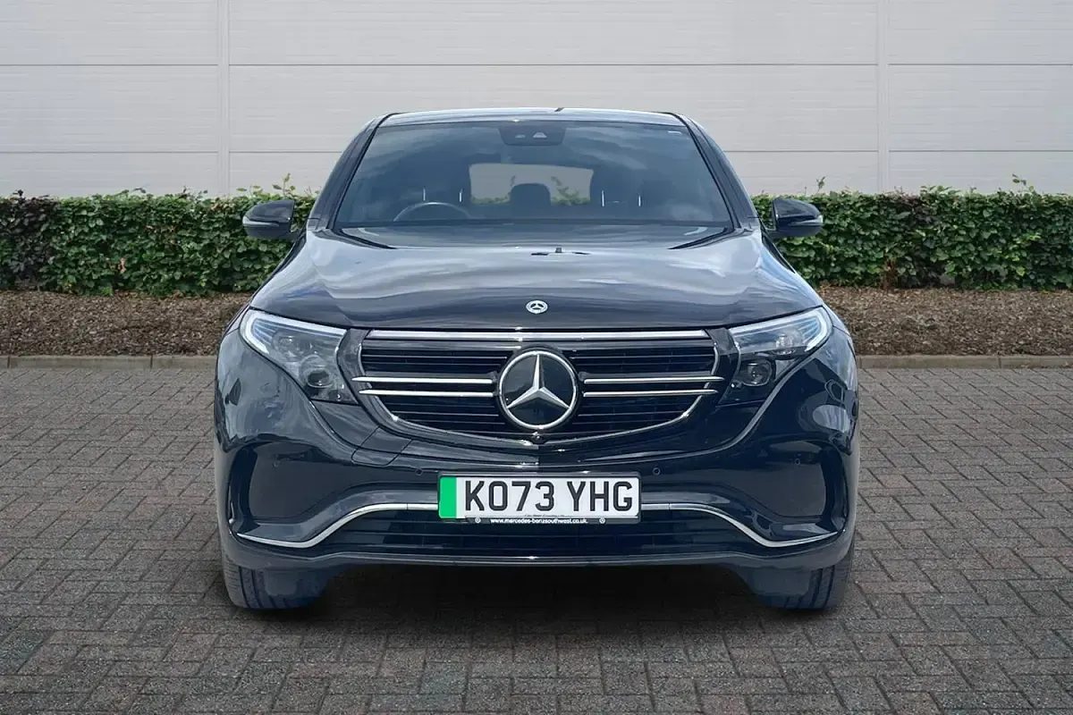 Used Mercedes EQC400 AMG line 300 kW (408 HP) 2024 Obsidian black metallic SUV