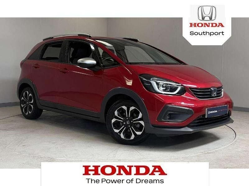 Crystal red Used 2023 Honda Jazz Hybrid Hatchback | £19,974 (Fair price) - Image 1/4