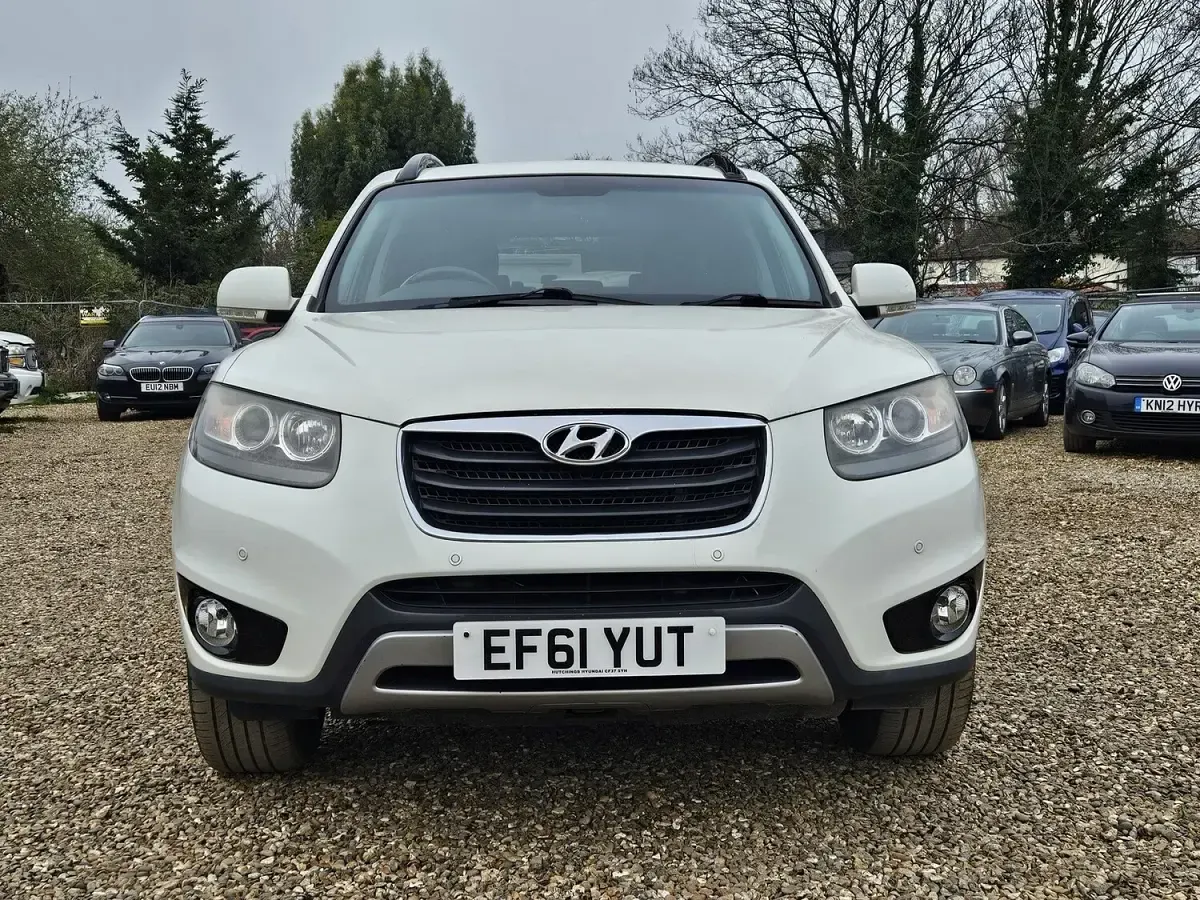 Used Hyundai Santa Fe Premium 197 HP (144 kW) 2012 White SUV