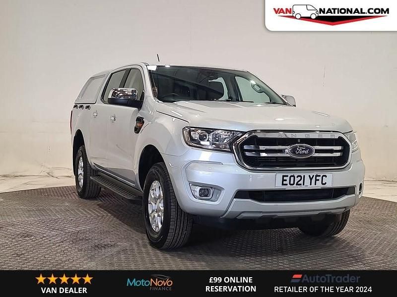 Silver Used 2021 Ford Ranger XLT Pickup | £15,450 (Good price) - Image 1/3