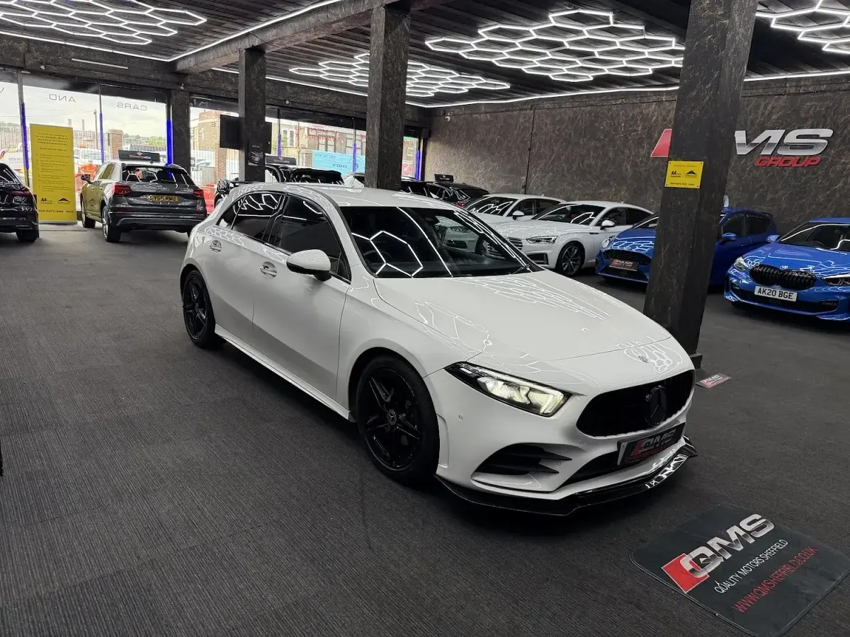 Used Mercedes A200 AMG Line Premium 2018 White Hatchback
