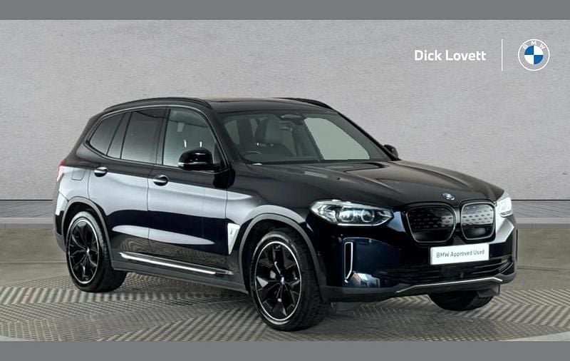 Black Used 2021 BMW iX3 Shadowline SUV | £24,000 (Fair price) - Image 1/4