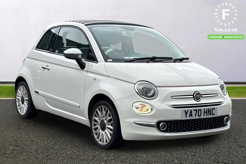 White Used 2020 Fiat 500C Dolcevita Cabriolet | £11,099 (Fair price) - Image 1/3