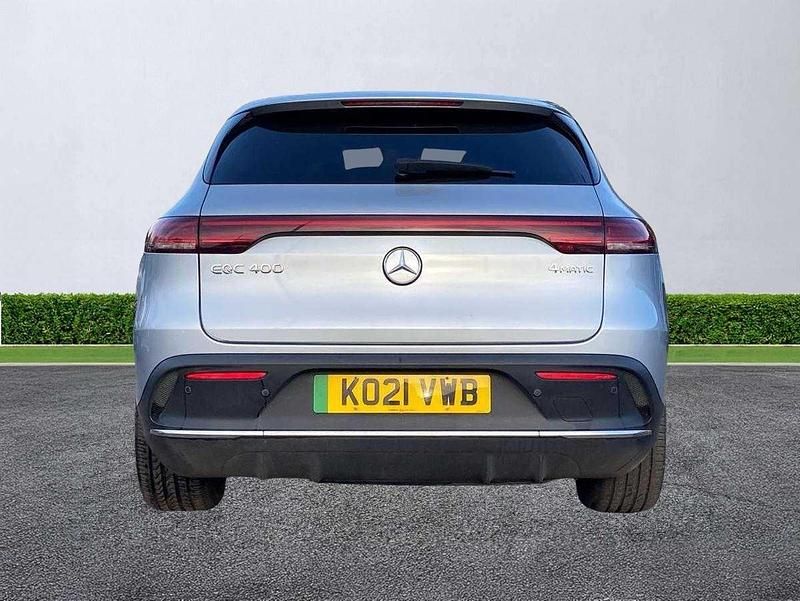 Used Mercedes EQC400 AMG line 300 kW (408 HP) 2021 Silver SUV