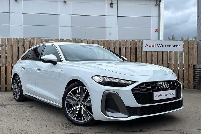 Glacier white Used 2025 Audi A5 S-Line Coupe | £40,990 - Image 1/4