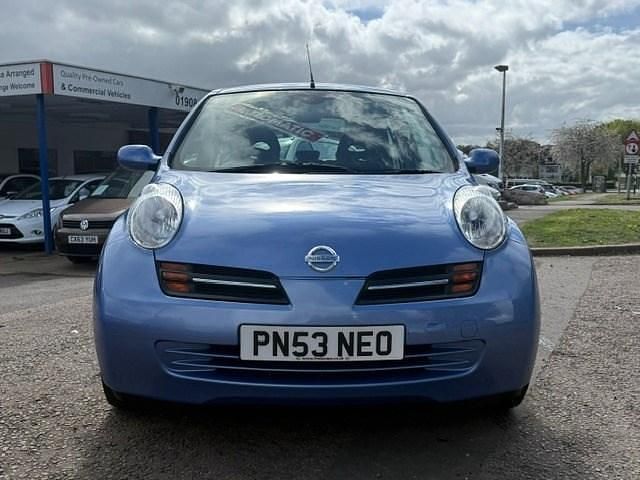 Used Nissan Micra SE 79 HP (58 kW) 2003 Blue Hatchback