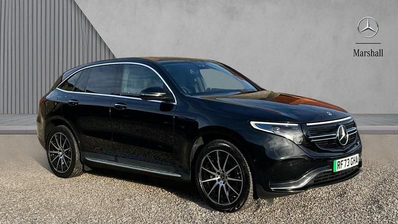 Black Used 2024 Mercedes EQC400 AMG line SUV | £29,280 (Fair price) - Image 1/4