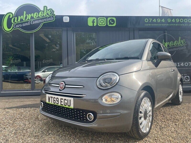 Grey Used 2020 Fiat 500 Lounge Hatchback | £7,995 (Fair price) - Image 1/3