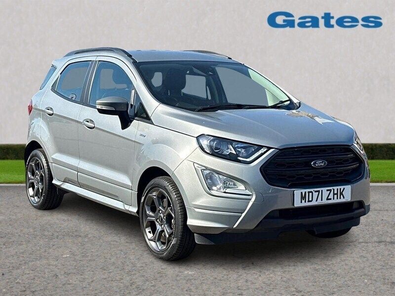 Silver Used 2022 Ford Ecosport ST-Line SUV | £14,000 (Fair price) - Image 1/4
