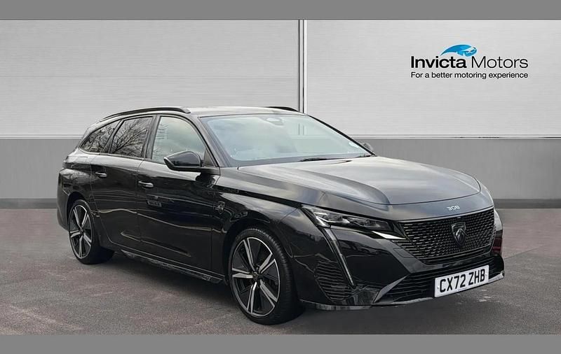 Used Peugeot 308 SW GTi 128 HP (94 kW) 2022 Black Estate