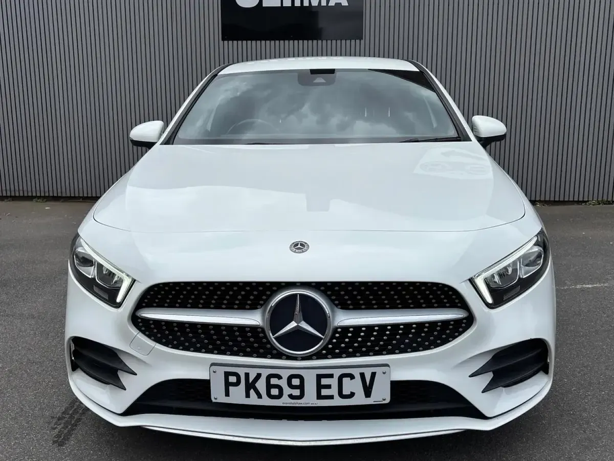 Used Mercedes A180 AMG line 2019 White Sedan