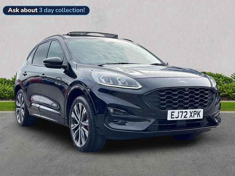 Black Used 2022 Ford Kuga ST-Line X SUV | £21,899 (Fair price) - Image 1/4