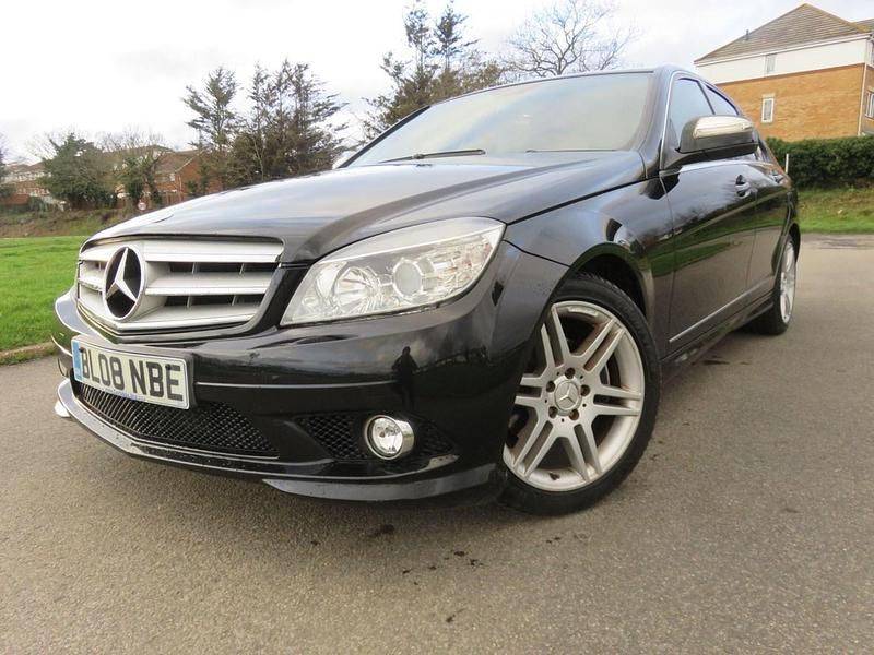 Used Mercedes C200 2008 Black Sedan
