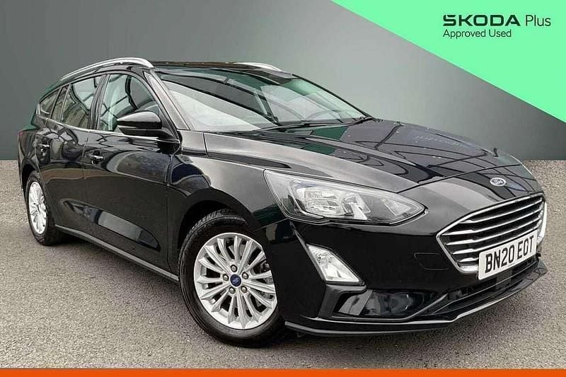Black Used 2020 Ford Focus Titanium Estate | £11,349 (Good price) - Image 1/4