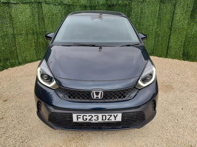Begagnad Honda Jazz Advance 2023 Blå Halvkombi