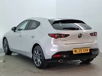Used Mazda 3 Exclusive-Line 140 HP (102 kW) 2025 White Hatchback
