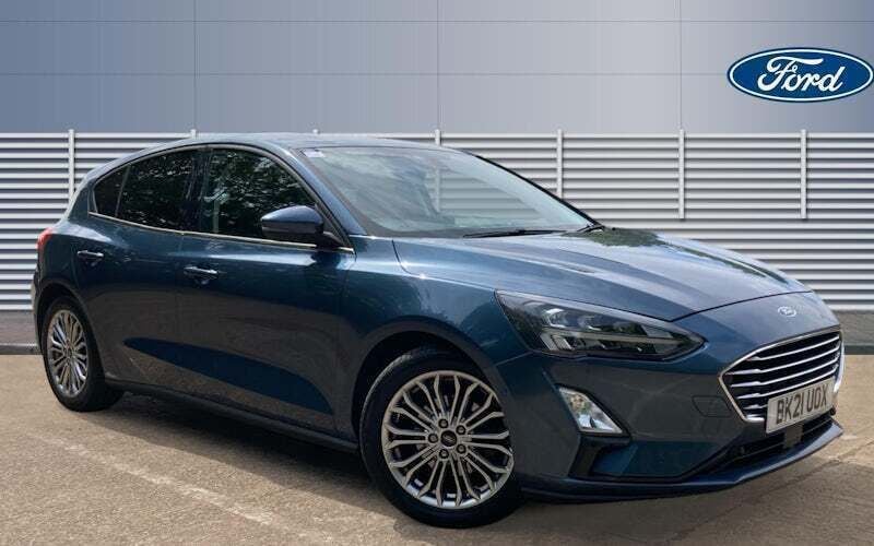 Blue Used 2021 Ford Focus Titanium X Hatchback | £14,315 (Fair price) - Image 1/4